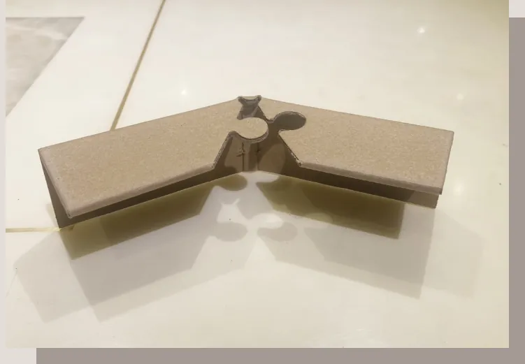 全特立拼圖式紙護角卡榫拼接成品