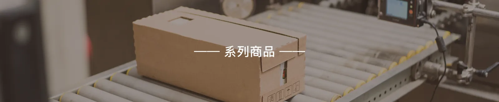 系列產品｜紙箱於輸送線上運輸